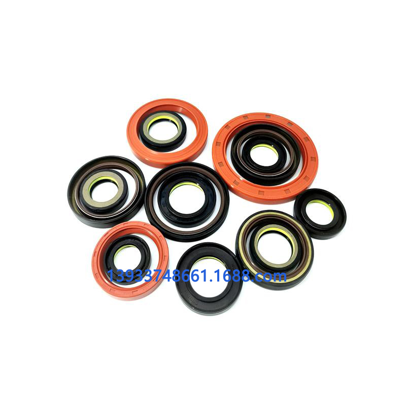 Nitrile rubber fluorine rubber skeleton oil seal